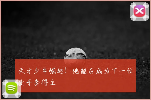 天才少年崛起!他能否成为下一位金手套得主